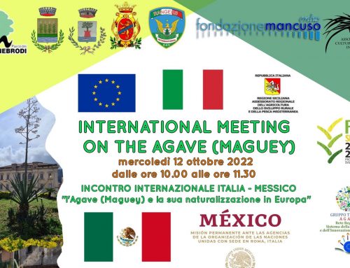Webinar: International Meeting on the Agave.  12 Ottobre 2022