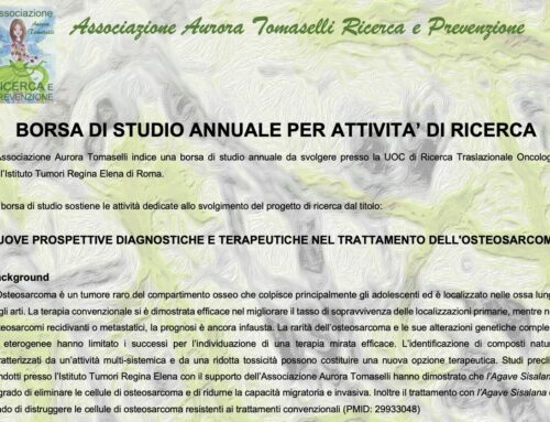 Borsa di studio annuale per attività di ricerca