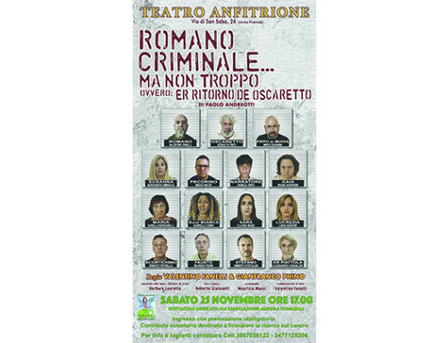 Teatro Anfitrione – Romano Criminale – 25 novembre 2023