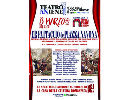 Raccolta fondi – Teatro Aniene – Er fattaccio de Piazza Navona.